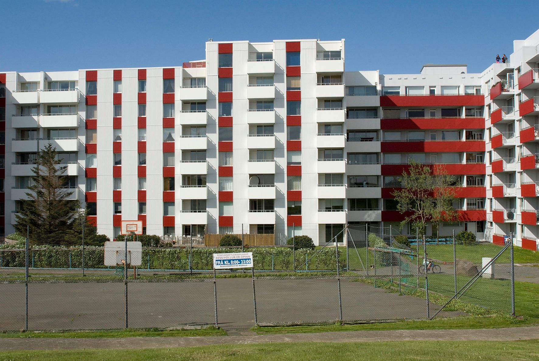 Reykjavik housing apartment block