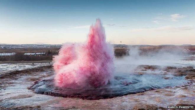 Pink Geyser by Marco Evaristti